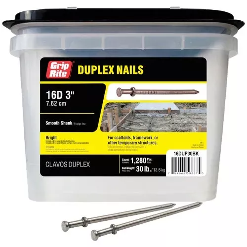8dup30bk-grip-rite-duplex-framing-nail 8DUP30BK Grip-Rite Duplex Framing Nail