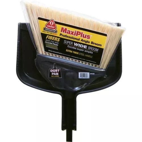 91353-o-cedar-maxiplus-professional-angle-broom-with-dustpan 91353 O-Cedar MaxiPlus Professional Angle Broom With Dustpan