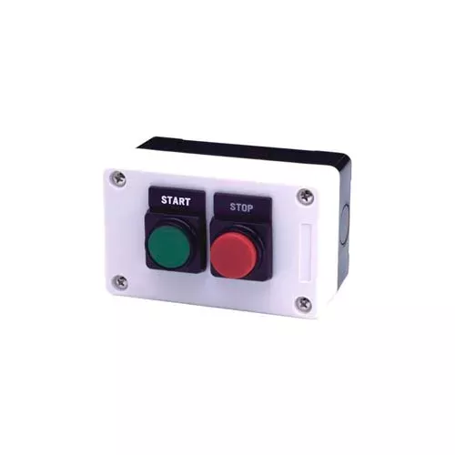 advance-controls-104548-2-hole-flush-extended-start-stop-22mm-non-metallic-push- Advance Controls 104548, 2 Hole, Flush Extended, Start Stop 22mm Non Metallic Push Button Station