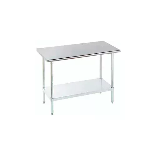 advance-tabco-430-stainless-steel-table-30-x-24-adjustable-undershelf-16-gauge Advance Tabco 430 Stainless Steel Table, 30 x 24", Adjustable Undershelf, 16 Gauge