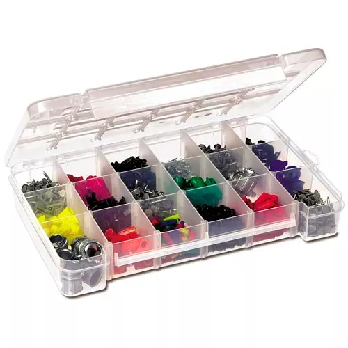 akro-mils-large-dividable-clear-storage-case-05905-pkg-qty-6 Akro-Mils Large Dividable Clear Storage Case 05905 - Pkg Qty 6