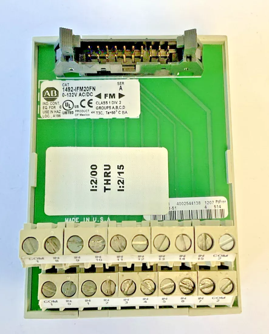 allen-bradley-1492-ifm20fninterface-module-ser-132vac-dc ALLEN BRADLEY 1492-IFM20FNINTERFACE MODULE SER.A 132VAC/DC