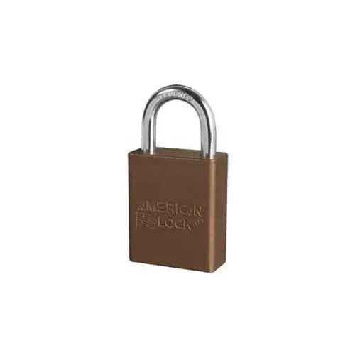 american-lock-no-a1105brn-solid-aluminum-rectangular-padlock-brown-pkg-qty-24 American Lock No. A1105BRN Solid Aluminum Rectangular Padlock - Brown - Pkg Qty 24