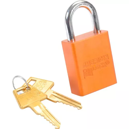 american-lock-no-a1105orj-solid-aluminum-rectangular-padlock-orange-pkg-qty-6 American Lock No. A1105ORJ Solid Aluminum Rectangular Padlock, Orange - Pkg Qty 6