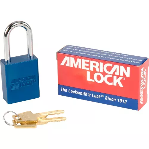 american-lock-no-a1106blu-solid-aluminum-rectangular-padlock-blue American Lock No. A1106BLU Solid Aluminum Rectangular Padlock, Blue