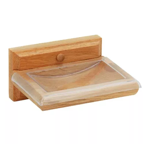 b50101-home-impressions-oak-soap-dish B50101 Home Impressions Oak Soap Dish