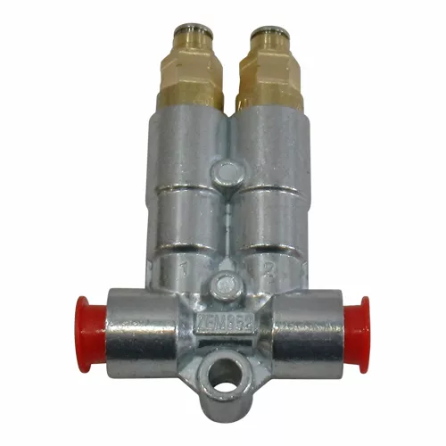 BIJUR | ZEM352PGG | Two-Station Lube Manifold