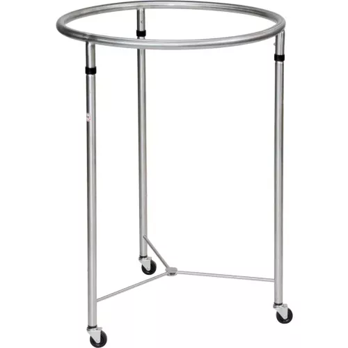 blickman-2025-round-chrome-hamper-25-diameter-x-35-h Blickman 2025 Round Chrome Hamper, 25" Diameter x 35"H