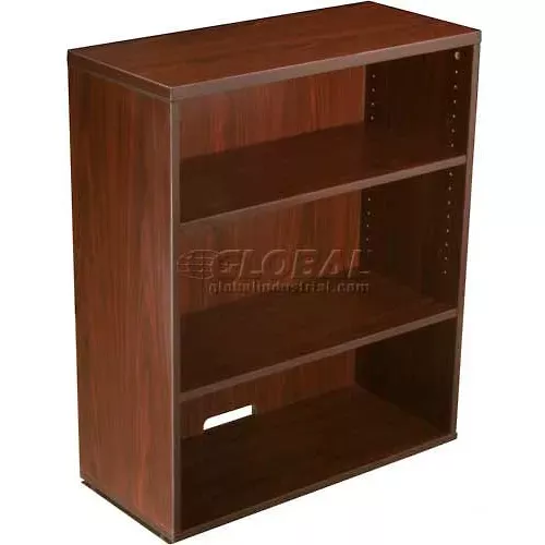 boss-open-hutch-bookcase-31-mahogany Boss Open Hutch/Bookcase - 31" - Mahogany