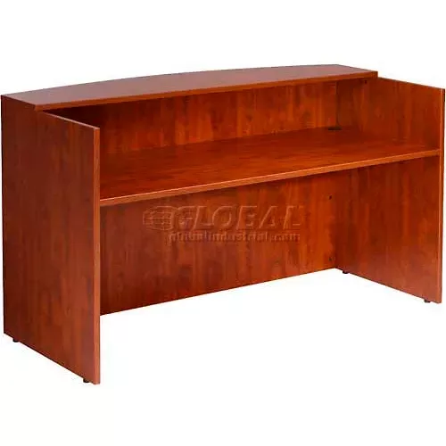 boss-reception-desk-71-cherry Boss Reception Desk - 71"- Cherry