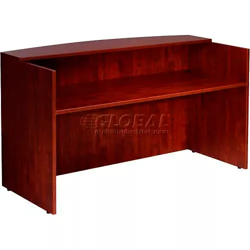 boss-reception-desk-71-mahogany Boss Reception Desk - 71"- Mahogany