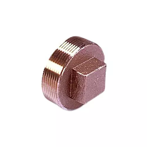 brass-125-lb-lead-free-fitting-1-2-square-head-solid-plug-npt-female-pkg-qty-24 Brass 125 Lb Lead Free Fitting 1/2" Square Head Solid Plug Npt Female - Pkg Qty 24