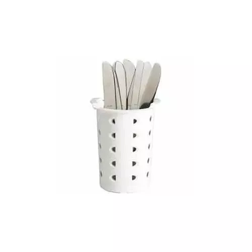 cambro-fwc56148-flatware-cylinder-white-plastic-pkg-qty-12 Cambro FWC56148 - Flatware Cylinder, White Plastic - Pkg Qty 12