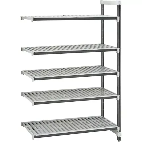 camshelving-elements-add-on-unit-18-w-x-60-l-x-72-h-brushed-graphite Camshelving Elements Add-On Unit, 18"W x 60"L x 72"H, Brushed Graphite