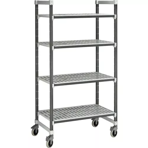 camshelving-elements-mobile-starter-w-casters-48-l-x-18-w-x-78-h-brushed-graphit Camshelving Elements Mobile Starter w/Casters, 48"L x 18"W x 78"H, Brushed Graphite
