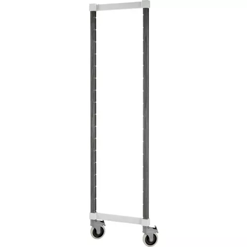 camshelving-elements-post-kit-mobile-unit-18-w-x-70-h-brushed-graphite Camshelving Elements Post Kit, for Mobile Unit, 18"W x 70"H, Brushed Graphite