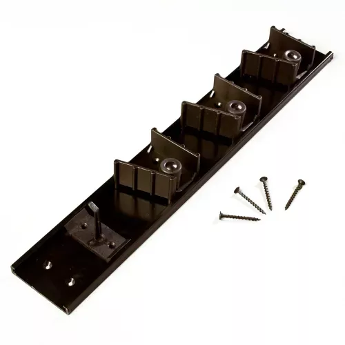 carlisle-roll-n-grip-holder-system-black-18-1-hook-3-rollers-4073100-pkg-qty-12 Carlisle Roll 'N Grip™ Holder System, Black, 18", 1 Hook/3 Rollers - 4073100 - Pkg Qty 12