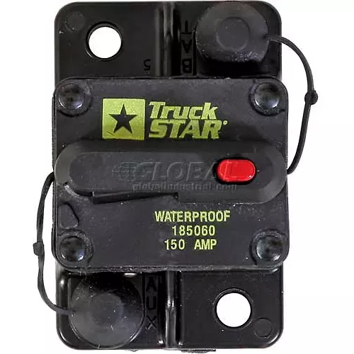 Circuit Breaker, 90 Amp, Manual Reset Push - Min Qty 2