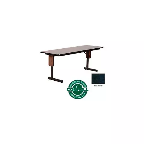 correll-folding-seminar-table-24-x-72-black-granite Correll Folding Seminar Table - 24" x 72" - Black Granite