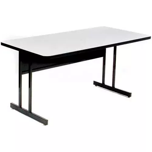 correll-training-table-laminate-24-x-48-gray-granite Correll Training Table - Laminate - 24" x 48", Gray Granite