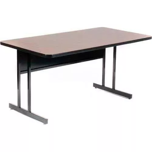 correll-training-table-laminate-30-x-72-walnut Correll Training Table - Laminate - 30" x 72", Walnut