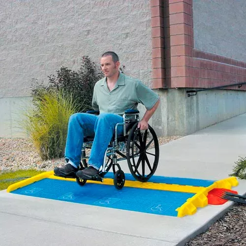 cross-guard-ada-compliant-ramps-guard-dog-5-ch-blue Cross Guard ADA Compliant Ramps For Guard Dog 5 CH - Blue