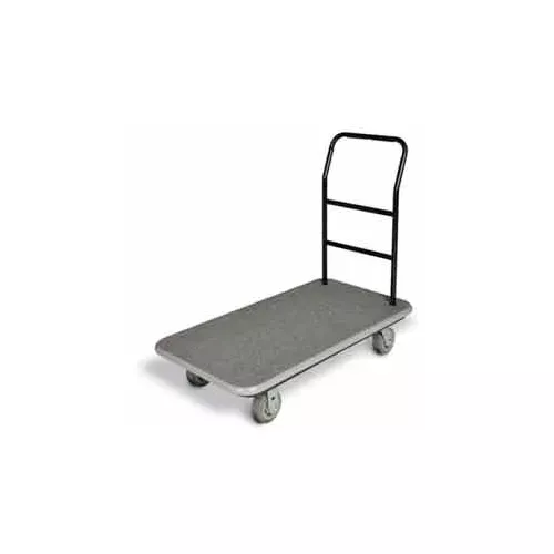 csl-utility-cart-gray-carpet-gray-bumper-5-gray-poly-wheels CSL Utility Cart Gray Carpet, Gray Bumper, 5" Gray Poly Wheels