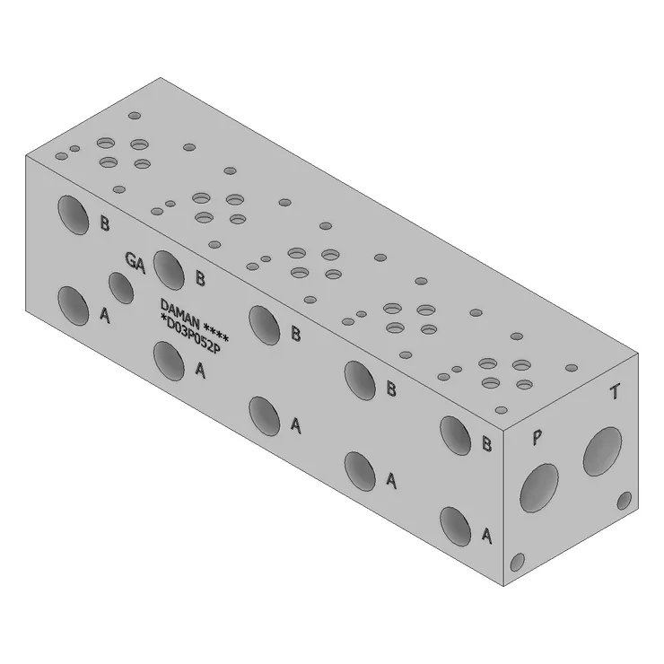 daman-ad03p052t-hydraulic-manifold Daman | AD03P052T | Hydraulic Manifold