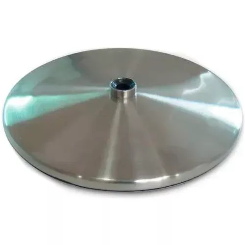 daylight-brushed-stainless-steel-slimline-table-base Daylight™ Brushed Stainless Steel Slimline Table Base