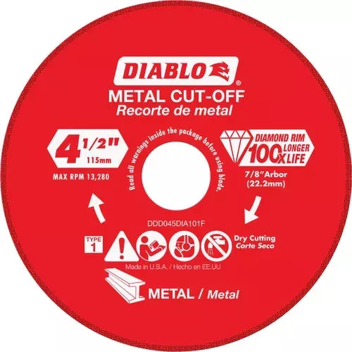 ddd060dia101f-diablo-type-1-diamond-cut-off-wheel DDD060DIA101F Diablo Type 1 Diamond Cut-Off Wheel