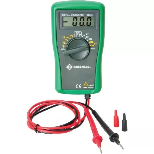 DM-25 Greenlee 6-Function Manual Ranging Digital Multimeter