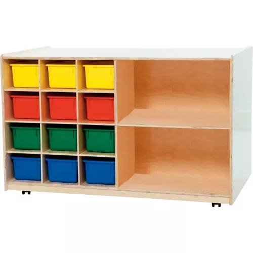 double-mobile-storage-with-twelve-assorted-trays Double Mobile Storage with Twelve Assorted Trays