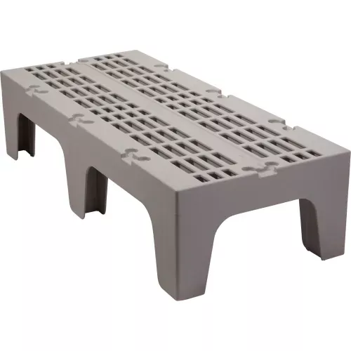 dunnage-rack-slotted-top-21-w-x-48-d-speckled-gray Dunnage Rack, Slotted Top, 21"W x 48"D, Speckled Gray