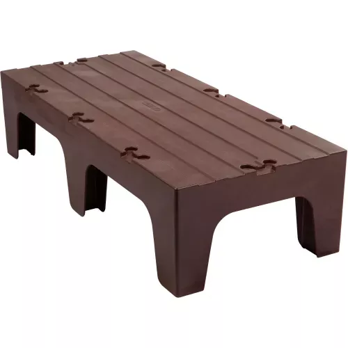dunnage-rack-solid-top-21-w-x-48-d-dark-brown Dunnage Rack, Solid Top, 21"W x 48"D, Dark Brown