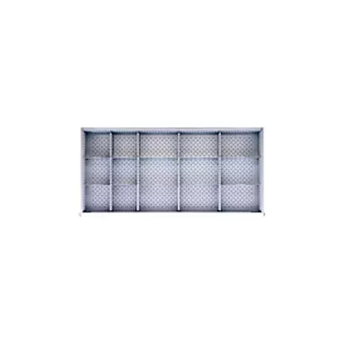 DW Drawer Layout, 15 Compartments 3" H