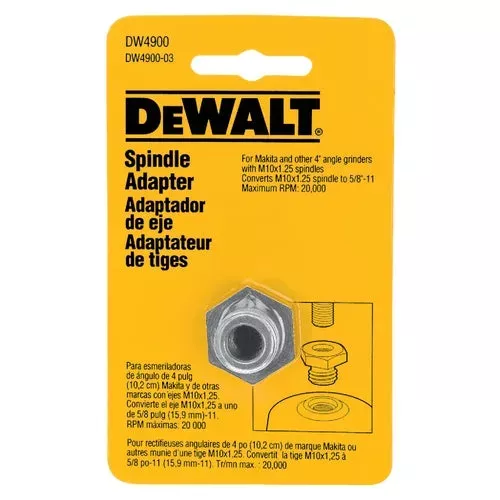 dw4900-dewalt-grinder-arbor-adaptor DW4900 DeWalt Grinder Arbor Adaptor