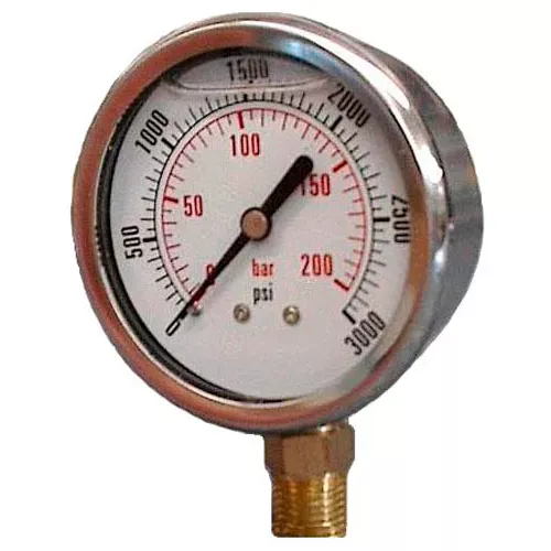 dynamic-2-1-2-fluid-glycerine-filled-pressure-gage-stem-6000-psi Dynamic 2 1/2 " Fluid Glycerine Filled Pressure Gage Stem 6000 PSI