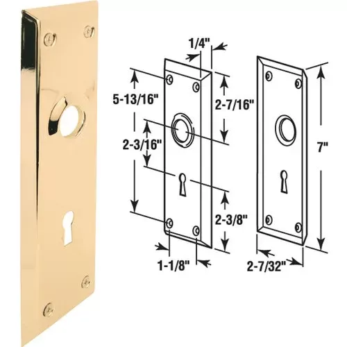 e-2295-defender-security-mortise-trim-plate E 2295 Defender Security Mortise Trim Plate
