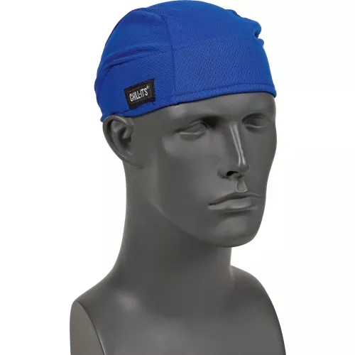 ergodyne-chill-its-6615-high-performance-dew-rag-blue-one-size Ergodyne Chill-Its 6615 High-Performance Dew Rag, Blue, One Size