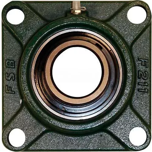 Flange Unit, 4-Hole, 2in, Set Screw Locking - Min Qty 2