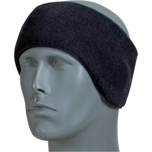 fleece-headband-black Fleece Headband, Black