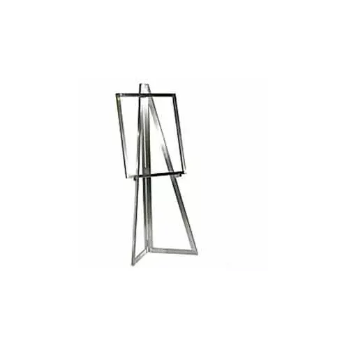 floor-standing-folding-easel-satin-chrome Floor Standing Folding Easel - Satin Chrome