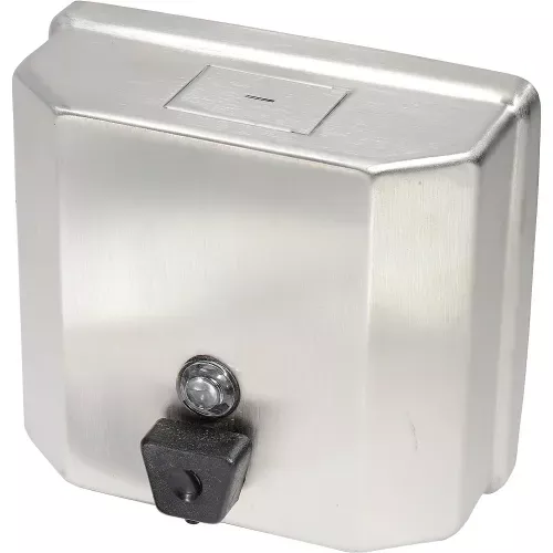 frost-wall-mount-manual-profile-liquid-soap-dispenser-stainless-711 Frost Wall Mount Manual Profile Liquid Soap Dispenser - Stainless - 711