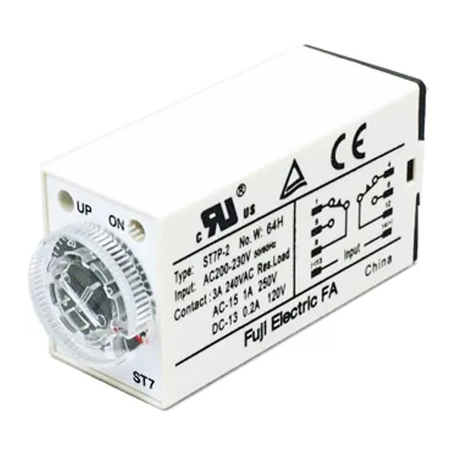 fuji-electric-st7p-2-ac200-230v-10s-on-delay-timer Fuji Electric | ST7P-2 AC200-230V_10S | On-Delay Timer