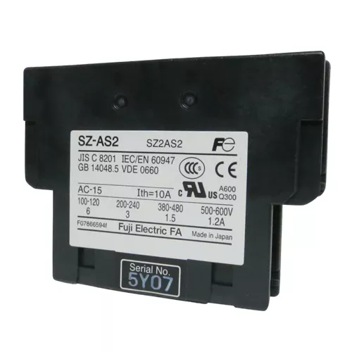 fuji-electric-sz-as2-auxiliary-contact-block Fuji Electric | SZ-AS2 | Auxiliary Contact Block