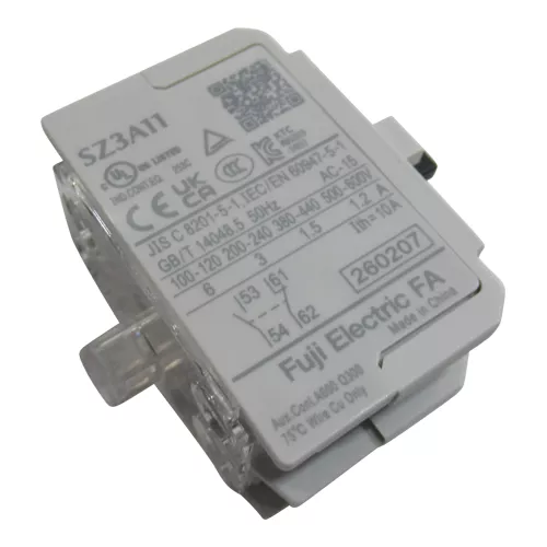 fuji-electric-sz3a11-auxiliary-contact-block Fuji Electric | SZ3A11 | Auxiliary Contact Block