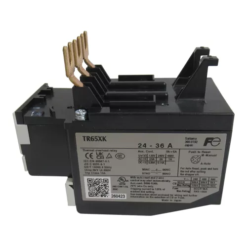 fuji-electric-tr65xk-024-thermal-overload-relay Fuji Electric | TR65XK-024 | Thermal Overload Relay