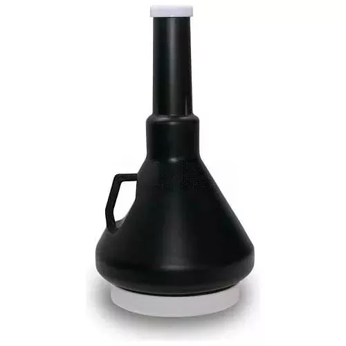 funnel-king-1-1-3-quart-double-capped-funnel-black-32125 Funnel King 1-1/3 Quart Double Capped Funnel - Black - 32125