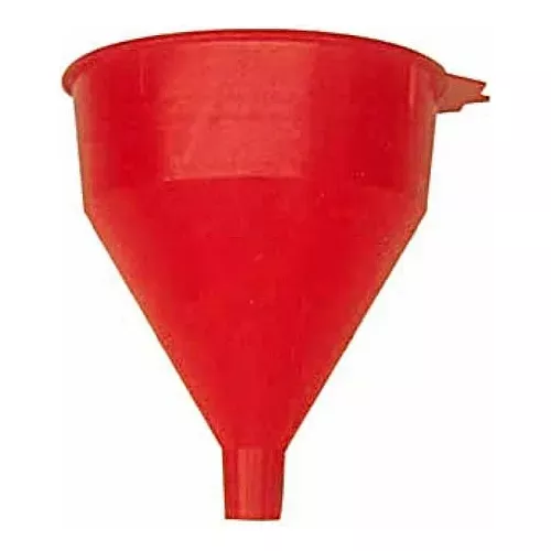 funnel-king-red-safety-polyethylene-2-quart-funnel-w-60-micron-filter-screen-320 Funnel King Red Safety Polyethylene 2 Quart Funnel w/ 60 Micron Filter Screen - 32002