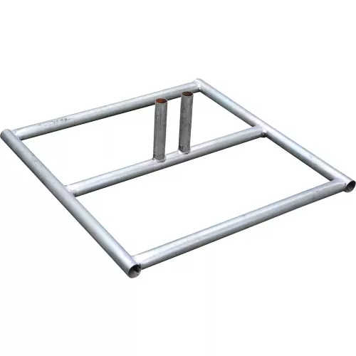 galvanized-construction-barrier-base-unit Galvanized Construction Barrier, Base Unit